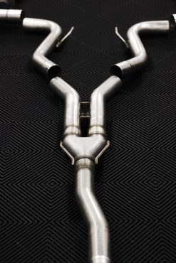 MBRP 18-22 Ford Mustang 2.3L Ecoboost 3in Cat-Back Exhaust w/ Quad Carbon Fiber SS Tips - T304 - Image 2