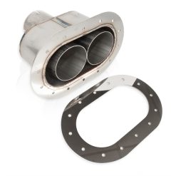 Alternative view of Stainless Works Oval Through-Body Tip With Tubes
