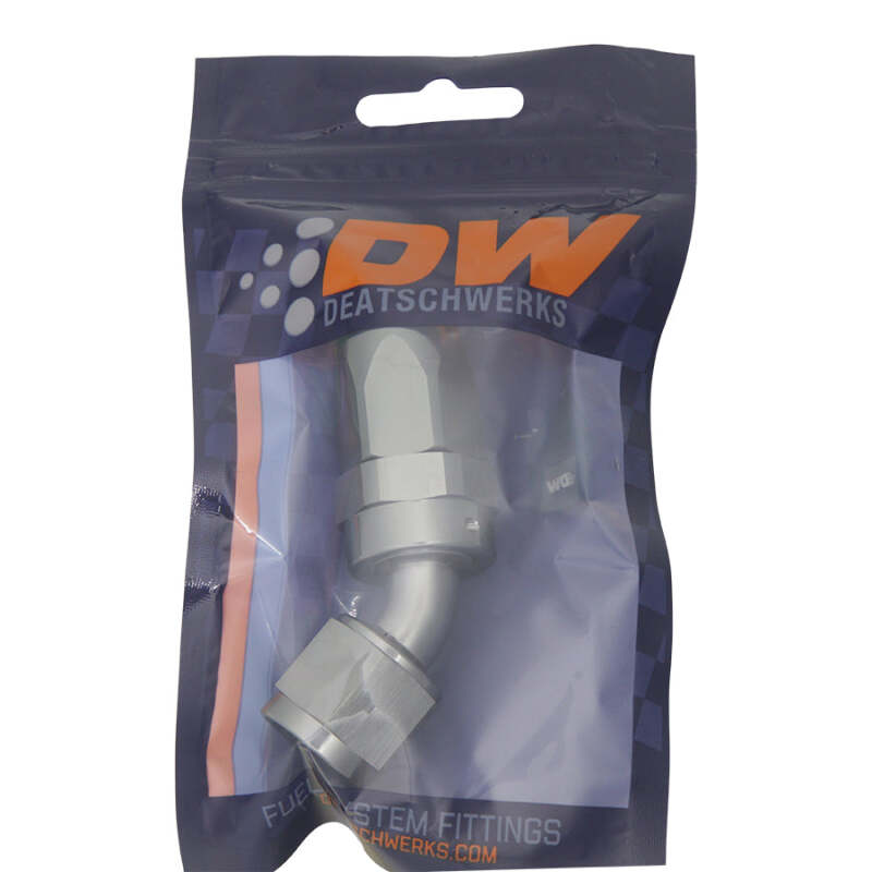 DeatschWerks 8AN Female Swivel 45-Degree Hose End CPE - Image 3