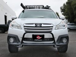 aFe POWER 10-14 Subaru Outback H4 2.5L / H6 3.6L Terra Guard Bumper Front - Black - Image 4