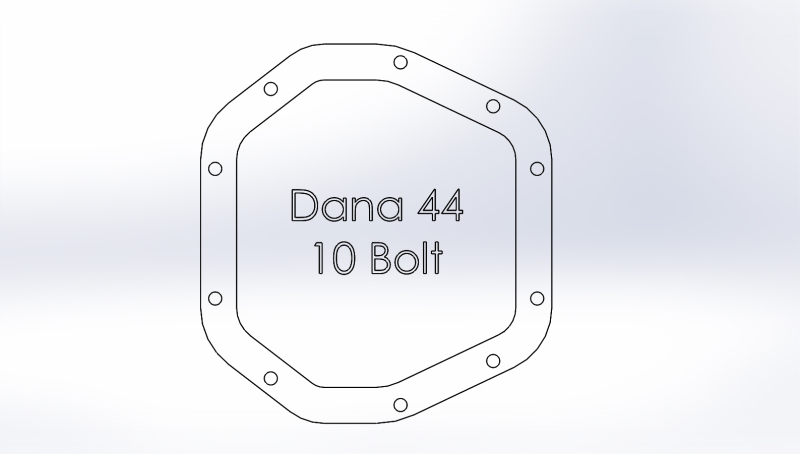 aFe 97-18 Jeep Wrangler TJ/JK Dana 44 Street Series Differential Cover w/ Machined Fins - Raw - Image 7