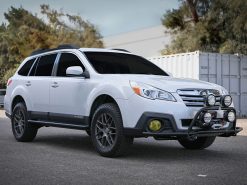 aFe POWER 20-23 Subaru Outback H4 2.4L (t) / H4 2.5L Terra Guard Front Bumper w/ Winch Mount - Black - Image 3