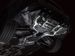 Alternative view of AWE Tuning 23-24 BMW G87 M2 SwitchPath Edition Exhaust - Diamond Black Tips