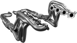 Alternative view of Kooks 2024 Ford Mustang GT V8 5.0L 1-3/4in SS Headers w/ GREEN Catted Connection Pipe