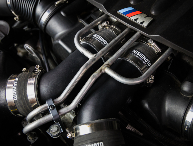 Mishimoto 12-16 BMW F10 M5 Intercooler Pipe Kit Micro Wrinkle Black - Image 7