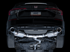 AWE Tuning 22+ Honda Civic Si/Acura Integra Touring Edition Catback Exhaust - Dual Chrome Silver Tip - Image 18