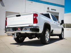 aFe Large Bore-HD 5 IN 409 SS DPF-Back Exhaust System w/Black Tip 20-21 GM Truck V8-6.6L - Image 4