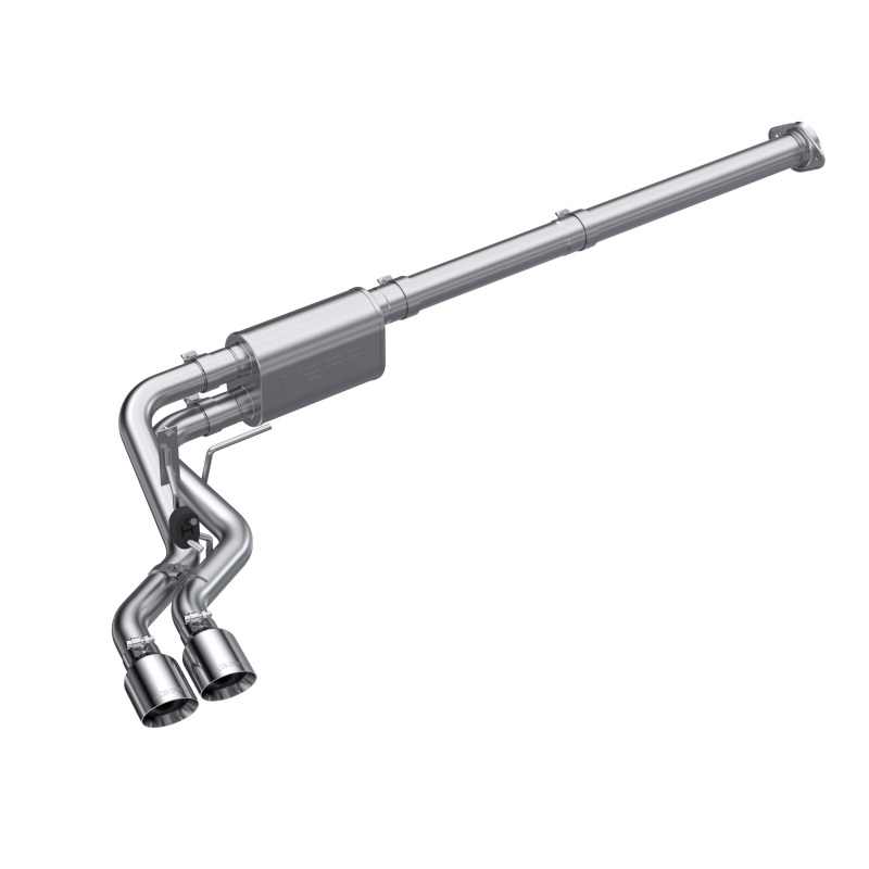 MBRP 2021 Ford F-150 2.7L EcoBoost / 3.5L EcoBoost / 5.0L 3in Cat Back Single Side Exit Alum - Image 2