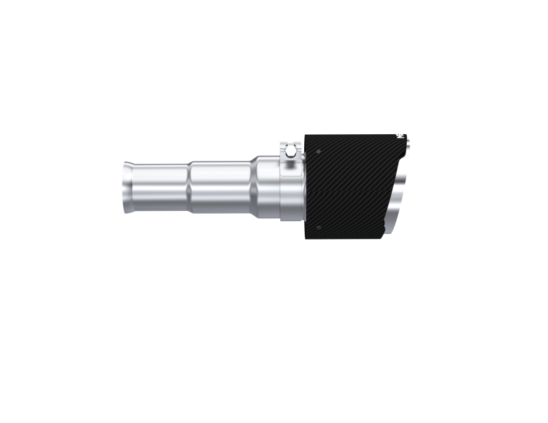 MBRP 19-24 Ram 1500 5.7L Hemi 3in Inl. 5in OD DW Angle Cut T304 Carbon Exhaust Tips - Pairs - Image 2