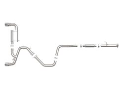 Alternative view of aFe Hyundai Veloster N 21-22 L4-2.0L (t) Takeda Cat-Back Exhaust System- Polished Tips