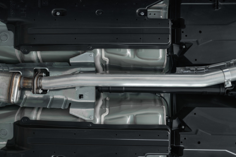 MBRP 15-19 Subaru WRX 2.0L/STI 2.5L 3in Dual Split Rear Exit w/ 3.5in CF Tips - T304 Street Version - Image 2
