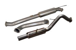 Injen 14-19 Ford Fiesta ST 1.6L Turbo 4Cyl 3.00in Cat-Back Stainless Steel Exhaust System - Image 3