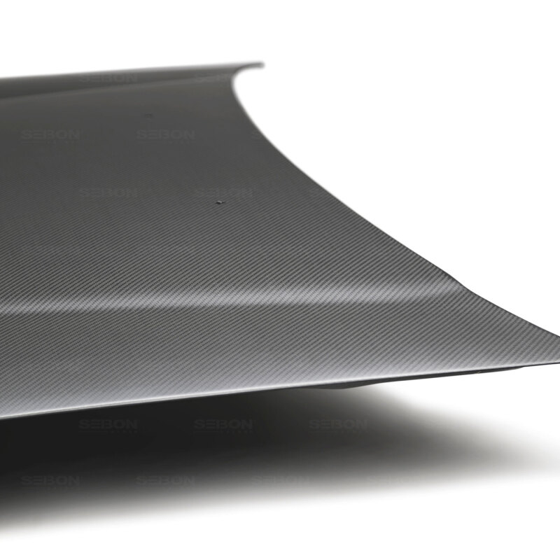 Seibon 1992-1995 Honda Civic Coupe OEM-Style Dry Carbon Fiber Hood - Image 5