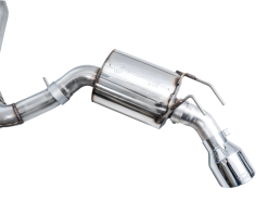 AWE Tuning 22+ Honda Civic Si/Acura Integra Touring Edition Catback Exhaust - Dual Chrome Silver Tip - Image 15