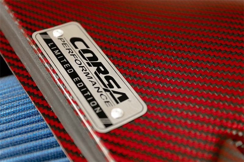 Corsa 15-19 Chevrolet Corvette C7 Z06 6.2L V8 Red Carbon Fiber Air Intake (Does Not Fit ZR1) - Image 7