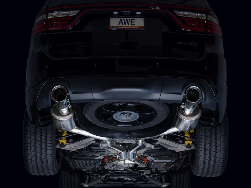 AWE Tuning 18-23 Dodge Durango SRT & Hellcat Touring Edition Exhaust - Chrome Silver Tips - Image 11
