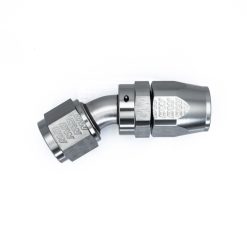 DeatschWerks 10AN Female Swivel 30-Degree Hose End CPE - Anodized Titanium - Image 3