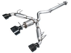 Alternative view of AWE Tuning 2023+ Toyota GR Corolla Track Edition Exhaust - Diamond Black Tips