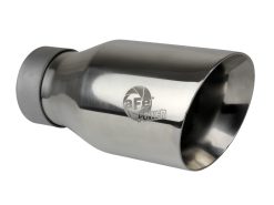 Alternative view of aFe 23-24 GM Trucks L6 Large Bore-HD 3 IN 409 Stainless Steel DPF-Back Exhaust System w/Polished Tip