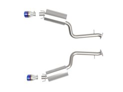 aFe Lexus IS350 14-22 V6-3.5L Takeda Axle-Back Exhaust System- Blue Tip - Image 3