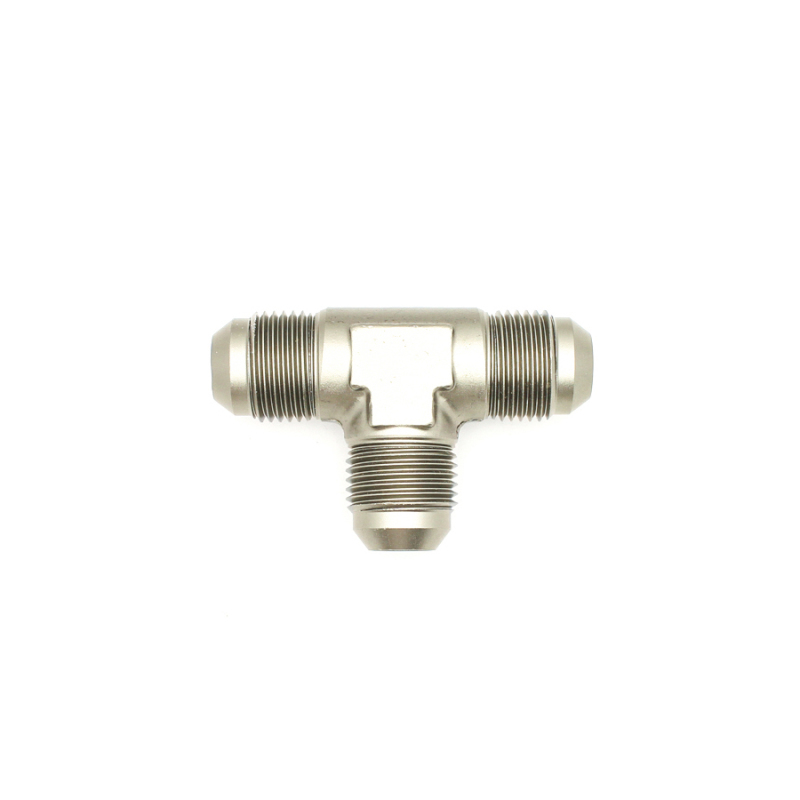 DeatschWerks 8AN Male Flare + 8AN Male Flare To 8AN Male Flare Tee Fitting - Image 2