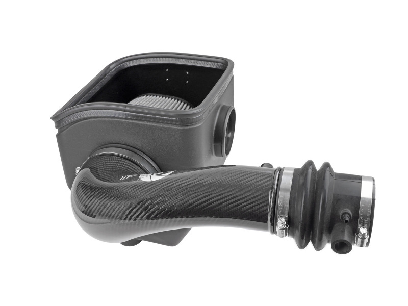 aFe 19-23 Nissan Patrol 4.8L L6 Track Series Carbon Fiber Intake System w/Pro DRY S Filter - Image 3