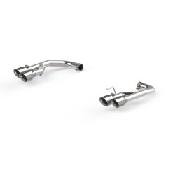 Alternative view of MBRP 18-20 Ford Mustang GT 2.5in T304 Non Active Dual Axle Back Exhaust System - 4in Dual Wall Tips