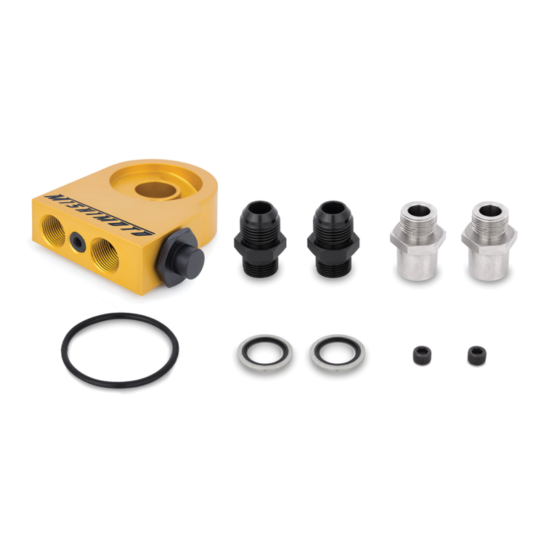 Mishimoto Universal Thermostatic Oil Cooler Kit 13-Row Black - Image 3
