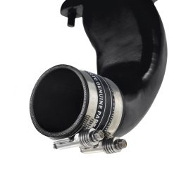 Mishimoto 21+ Ford Bronco 2.7L High Mount INT Kit BK Pipes BK Core - Image 4