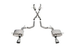 Alternative view of Corsa 18-22 Dodge Durango SRT 392 Cat-Back 2.75in Dual Rear Exit Sport 4.5in Polished Tips