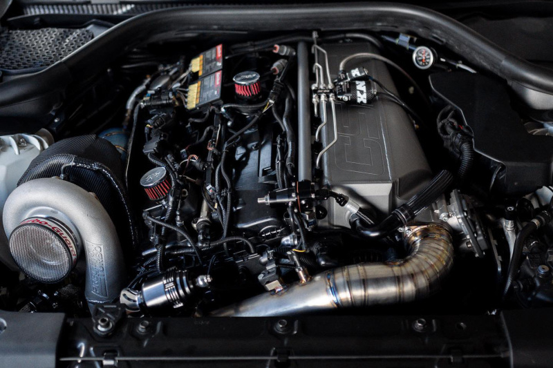 CSF Gen 2 B58 Race X Charge-Air-Cooler Manifold - Thermal Black Finish - Image 13