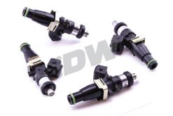 Alternative view of DeatschWerks 95-99 Mitsubishi Eclipse 4G63T / 03-06 EVO 8/9 Bosch EV14 1500cc Injectors (Set of 4)