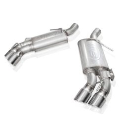 Alternative view of Stainless Works 2016+ Chevy Camaro SS 3in Legend Factory Connect Axle Back w/Valve & 4in Quad Tips