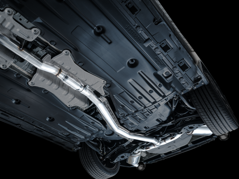 AWE Tuning 22+ Honda Civic Si/Acura Integra Touring Edition Catback Exhaust - Dual Diamond Black Tip - Image 5