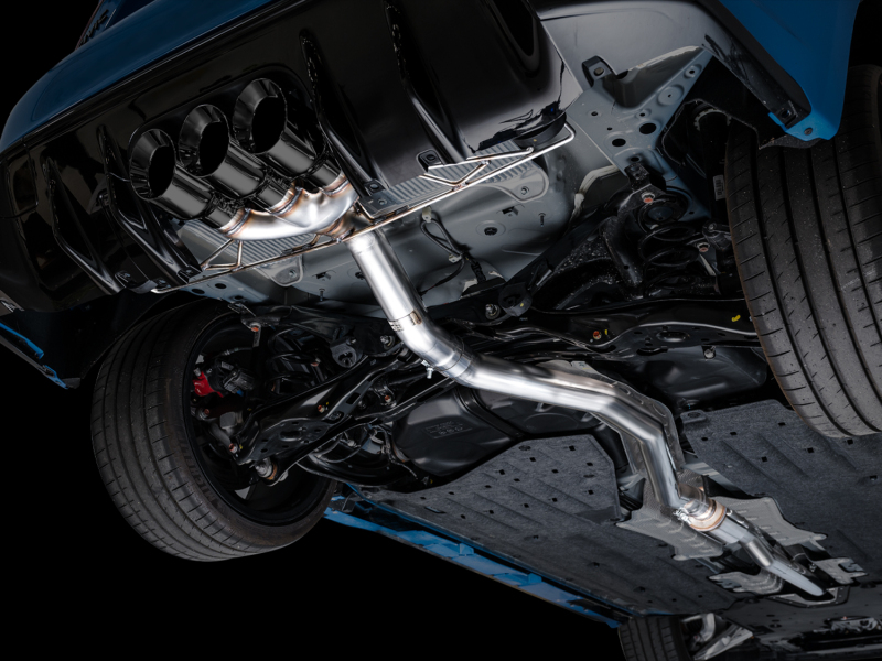 AWE Tuning 2023 Honda Civic Type R FL5 Track Edition Exhaust w/ Triple Diamond Black Tips - Image 14