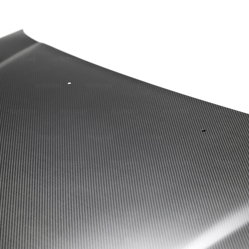 Seibon 1992-1995 Honda Civic Coupe OEM-Style Dry Carbon Fiber Hood - Image 4