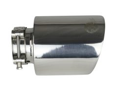 aFe MACH Force-Xp 2-1/2in 304 SS Clamp-On Exhaust Tip 2.5in In / 4.5in Out / 7in.L - Polished - Image 2