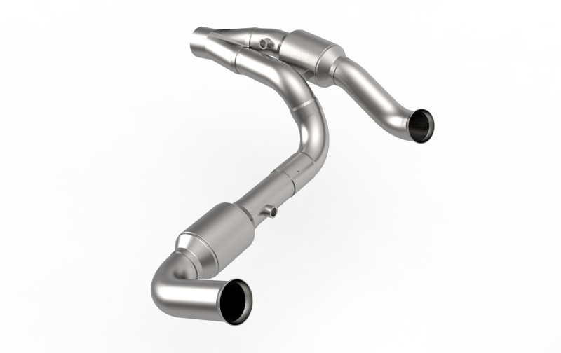 Kooks 07-18 Jeep Wrangler HEMI Swap 2.5in Stainless Steel GREEN Catted Y-Pipe - Image 2