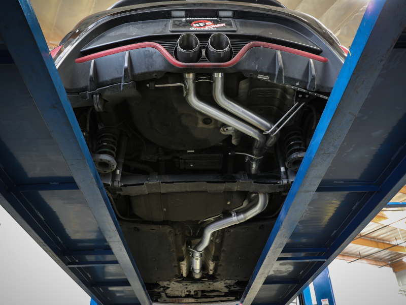 aFe Takeda 2-1/2in to 3in SS-304 Cat-Back Exhaust w/ Blue Flame Tips 13-17 Hyundai Veloster L4-1.6L - Image 8