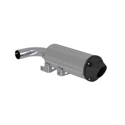 Alternative view of MBRP 16-19 Yamaha YXZ 1000R 5in. Single Slip-On Performance Series Exhaust