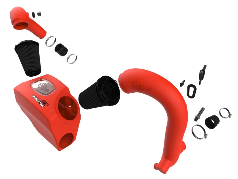 aFe Momentum GT Red Pro Dry S Cold Air Intake System 20-23 Ford Explorer ST V6-3.0L TT - Image 2