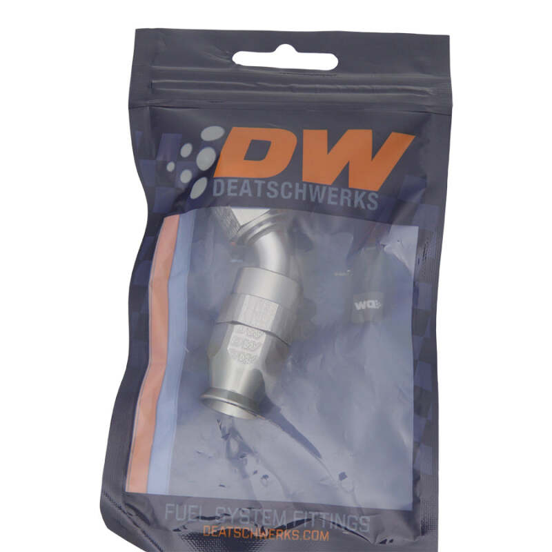 DeatschWerks 6AN Female Swivel 45-Degree Hose End PTFE (Incl. 1 Olive Insert) - Image 3