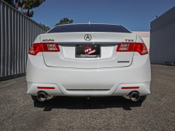 aFe 09-14 Acura TSX L4 2.4L Takeda 2-1/2in to 2-1/4in 304 SS Cat-Back Exhaust System w/ CF Tips - Image 4