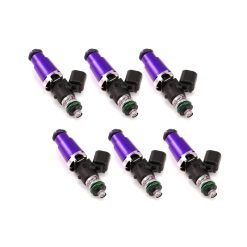 Injector Dynamics 1750-XDS - 60mm Length - 14mm Purple Top - 14mm Lower O-Ring (Set of 6)
