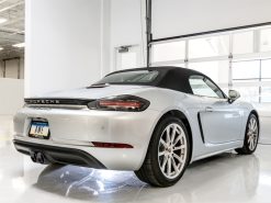 Alternative view of AWE Tuning Porsche 718 Boxster / Cayman Track Edition Exhaust - Diamond Black Tips