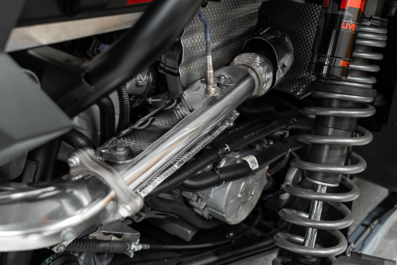 MBRP 16-21 Polaris RZR XP Turbo / 18-21 RZR XP S / 22 RZR R 2.5in Direct Bolt-On Front Pipe - Image 3