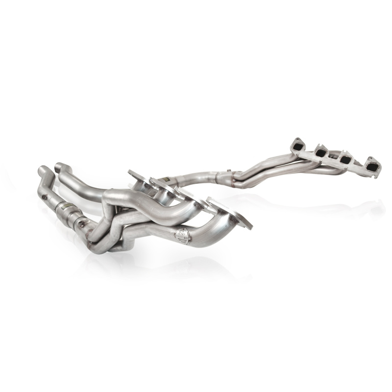 Stainless Power 2010-14 F-150 Raptor 6.2L Headers 1-7/8in Primaries 3in High-Flow Cats X-Pipe - Image 2