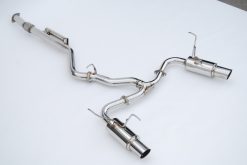 Invidia 2022+ Subaru WRX N1 Twin Outlet Single Layer SS Tip Cat-Back Exhaust - Image 3