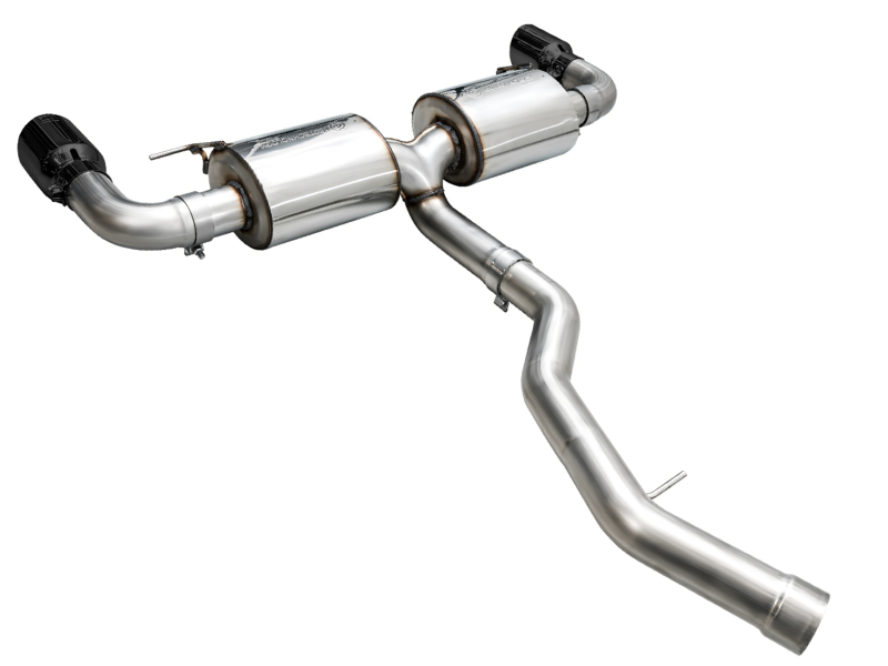 AWE 19-23 BMW 330i / 21-23 BMW 430i Base G2X Touring Axle Back Exhaust - Diamond Black - Image 7