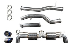 Injen 20-21 Toyota Supra 3.0L Turbo 6cyl SS Cat-Back Exhaust w/ Burnt Tips - Image 7